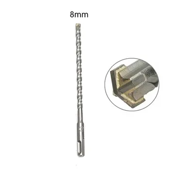 1/6tk Hammer Drill Bits Karbiid Spiraal Konkreetne Auk Avaja Risti Pea SDS Plus Varre Elektrilised puurimistööriistad, 6-16mm