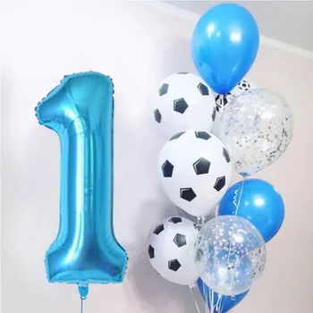 10tk/palju palju õnne Sünnipäevaks Partei Teenetemärgi Lapsed 32inch Heelium Õhupalli Poiss 1 2 3 4 Anniversaire Ballon Babyshower Pool globos