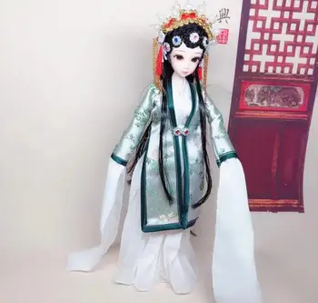2019 Traditsiooniline Hiina Klassikaline Ooper Nukk 30CM Vana Laekuva Ilus Kvaliteeti Vintage Nukk koos Tüdrukute Kleit ZL129