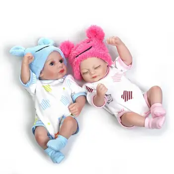 2022NEW 28CM Baby Doll Uuestisündinud Väikelapse Tüdruk ja Poiss Nukk Magus Kaksikud kogu Keha Pehmest Silikoonist Realistliku Beebi Vanni Mänguasi Veekindel