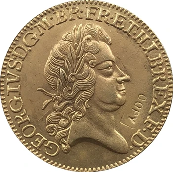 24 - K kullatud 1723 Ühendkuningriik 1 Guinea - George I müntide koopiad
