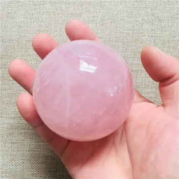 3-6cm looduslik Roosa kristallkuul Roosa Roosa kvarts Magic Crystal healing palli + home decor