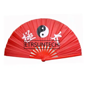 30pcs Hiina traditsioonilise taiji muster Kung fu fänn, kokkuklapitavad fänn Wu shu 33cm ventilaatori raam meeste ja naiste