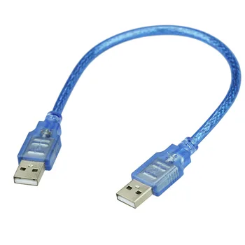 50tk/palju Kõrge kvaliteediga sinine 0.3 M 1,5 M-3M USB 2.0 A Male to Male/Feamle Kaabel klaviatuuri, hiire PC Camera