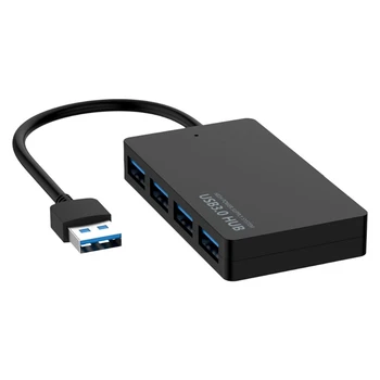 5Gbps High-Speed USB 3.0 Hub 4 Ports USB-Jaoturi Adapter ARVUTI Sülearvuti Toide