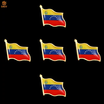 5TK Venezuela Lipu Sõle Emailiga kullatud Euroopa Riikides Banner Sõrmed Sõle Pääsme Mood Tarvikud