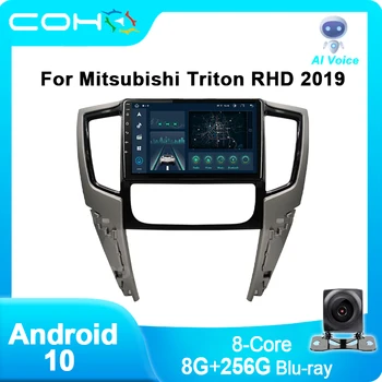 8G+256G COHO Jaoks Mitsubishi Triton RHD 2019 Gps Navigatsioon, Raadio, Auto Multimeedia Mängija Android 10.0 Okta QLED Ekraan 1280*720