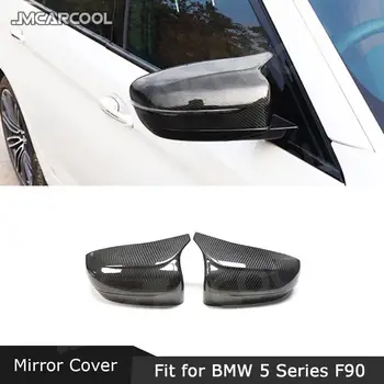 ABS/Carbon Fiber Materjalist Rearview Mirror Katted, BMW 5-seeria F90 M5 2017 2018 2019 2020 LHD