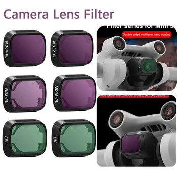 Alumiinium Kaamera Objektiivi Filtri Klaasi Kaitse Filter Objektiivi UV CPL Asendamine Undamine Tarvikud DJI Mini Pro 3