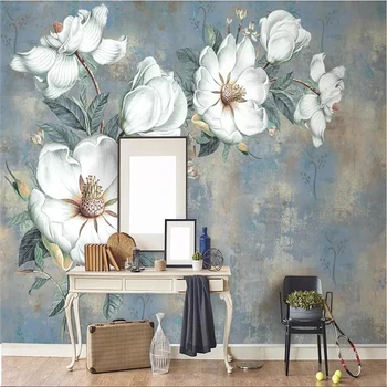 beibehang Custom foto tapeet seinamaaling retro lill õlimaal Euroopa taustal seina abstraktne õlimaal de papel parede