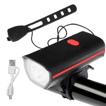 Bike Esitulede Ultra Bright Bike Tuled Sarv, USB Laetav Jalgratta Tuled Öösel Ratsutamine IPX5 Veekindel 3 Valguse Režiimid