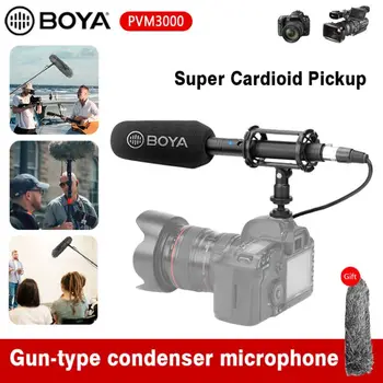 BOYA POOLT-PVM3000S M L Professionaalne Intervidew Mikrofon Supercardioid Jahuti Kaamera Mic Video Studio TV Audio Recorder