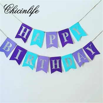 Chicinlife 1Set Sünnipäevaks kirja Märgid Tsiitsitaja Banner Pool Vanik Baby Shower asjade Kaunistamiseks Pool Soosib