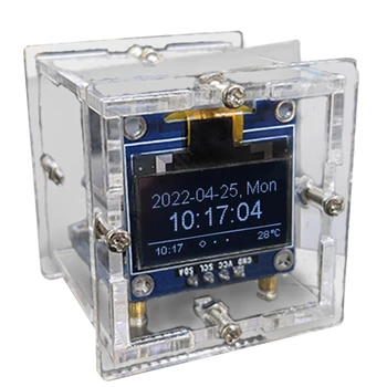 ESP8266 DIY Kit Elektrooniline Mini Kella-tolline OLED-Ekraan Ühendada Shell DIY Jootmise Projekti