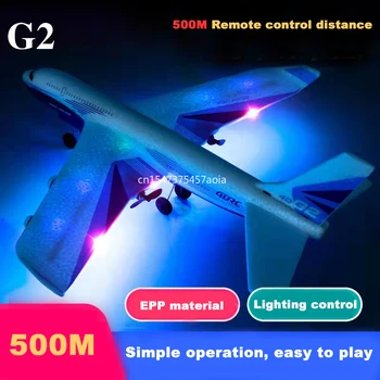 G2 DIY EPP puldiga Õhusõiduki 500 meetrit kontrolli kaugus RC Undamine Fikseeritud Tiibadega Lennuk Gyro Lennuki Kit Mänguasi Lapsed Väljas mänguasi