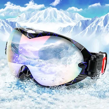 HD Täiskasvanud Ski Goggles Topelt Anti-fog Ski Goggles Anti-ultraviolett-Lumi Anti-lumi, Pimedus Väljas Sport Sfääriline Lumi Kaitseprillid