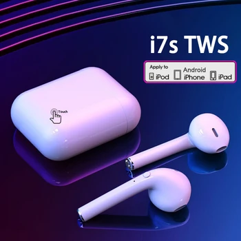i7s TWS Traadita Kõrvaklapid, Bluetooth Kõrvaklapid Õhu Earbuds Spordi-Vabad Peakomplekt, Millel Aku Kast Xiaomi iPhone, Android