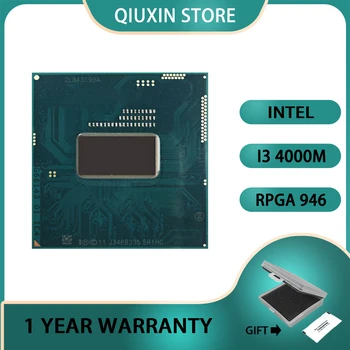 Intel Core i3-4000M i3 4000M SR1HC 2.4 GHz Dual-Core Quad-Lõng CPU Protsessor 3M 37W Pesa G3 / rPGA946B