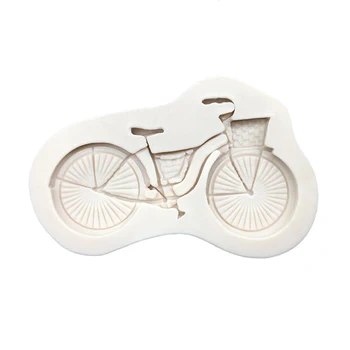 Jalgratas Bike Silikoon Sugarcraft Hallituse Šokolaadi Cupcake Küpsetamine Fondant Kook Dekoreerimiseks Vahendid