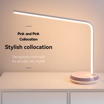 Kaasaegne Tabel Lamp Multifunktsionaalne Traadita Laadimise Smart Bluetooth Kõlar Dimm Paindlik LED Laud Tuli Uuring Tööpäeva
