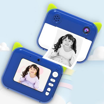 Lapsed Vahetu Kaameraga Lastele Kaamera 1080P HD Digitaalne Kaamera 3Rolls fotopaber max 32GB Lapse Mänguasi Kaamera sünnipäeva