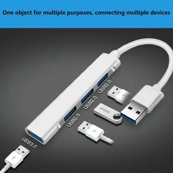 Mini USB Hub 3.0 Alumiinium 4 In 1 USB Docking Station Extender Hub-Arvuti Splitter Arvutite, ARVUTI Tarvikute