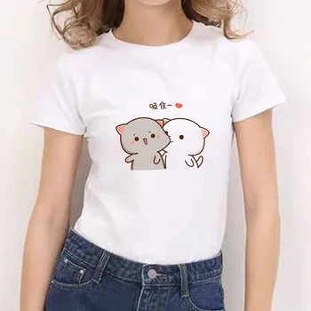 Naiste T-särk, Naljakas, armas animationTees 90s Ulzzang Harajuku Graafiline O Kaela Vabaaja Naiste Top Clothings