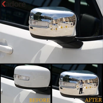 Näiteks Jeep Renegade 2014 2015 2016 2017 2018 2019 ABS Plastikust Pool Ust Rearview Mirror Cover Trimmib Auto Välisilme Tarvikud
