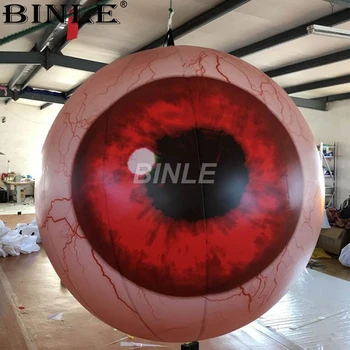 park kaunistatud väljas LED täispuhutav eyeballoon hiiglaslik täispuhutav silm replia õhupall