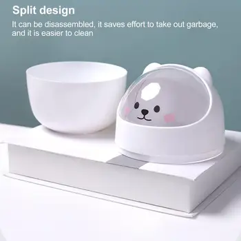 Pikaajaline Töölaua Cartoon Mugav Mini Jäätmete Konteinerisse, Peen Kompaktne