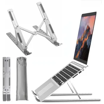 Reguleeritav Laptop Stand Alumiinium Jaoks Macbook Kokkupandav Arvuti PC Tablet Toetada Notebook Stand TableLaptop Omanikule-Jahutus Pad