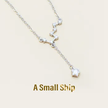 S925 Sterling Silver Fashion Suur Vanker Diamond Naiste Kaelakee K Kuld Peen High-end Ripats Ehted Tasuta Shipping