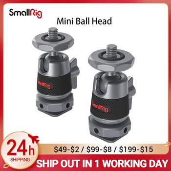 SmallRig 1/2 tk Mini Ball Head with Removable Külma Kinga Mount Alustest Jälgida tuled ja video lisaseadmed kaamera 2948/2795