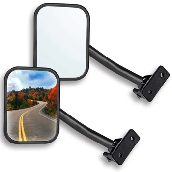 Ukse Maha Peegel Jeep Nääkleja TJ JK 4X4 Off-Road Morror Ristkülikukujuline Peeglid Pool View Mirror, 2 Pack