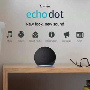Uus Kaja Dot 4 Kõneleja (4th Gen 2020. Aasta Pressiteade) | Tulus Smart Kõlar koos Alexa Assistent