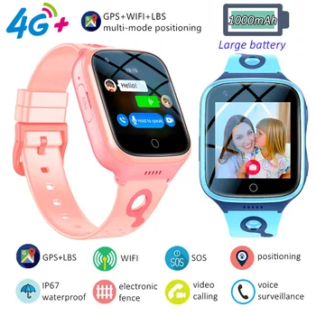 Veekindlad Laste Smart Watch GPS Wifi LBS Asukoht Tracker SOS Kaamera 4G Vaata Telefon Bluetooth-Anti-Kadunud Lapsed SmartWatch